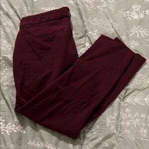 Old Navy Men's Dark Red Chinos